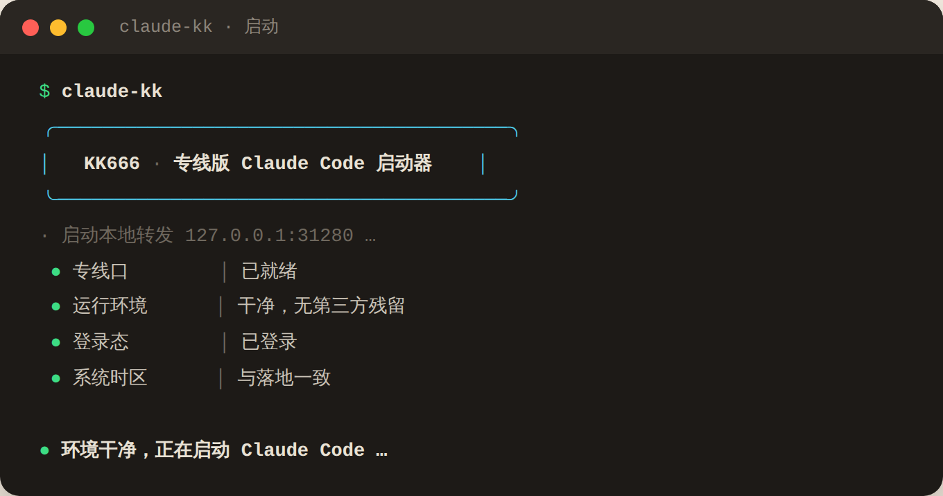 启动 Claude Code 界面示例